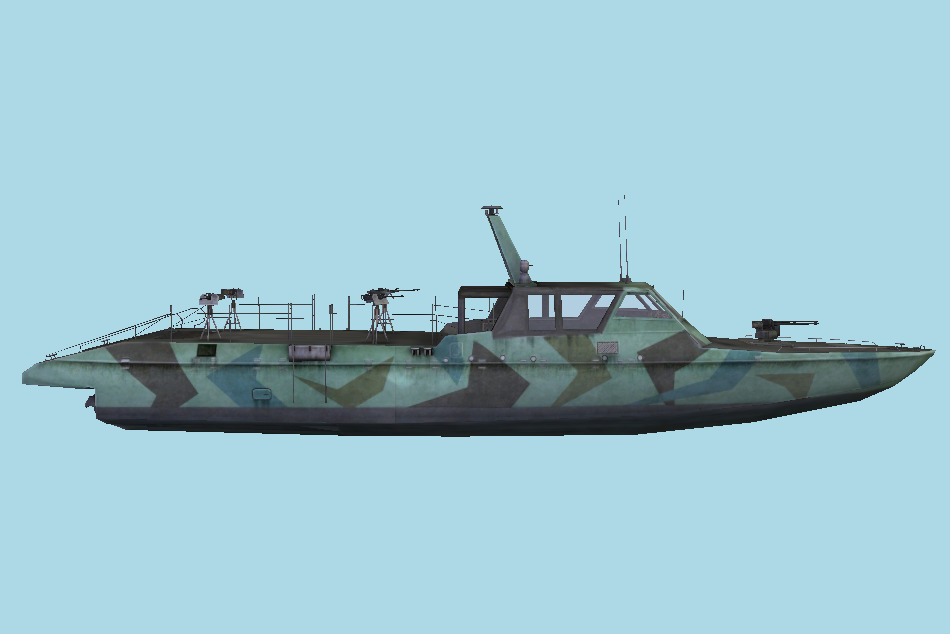 Freedom Patrol Boat 3d model